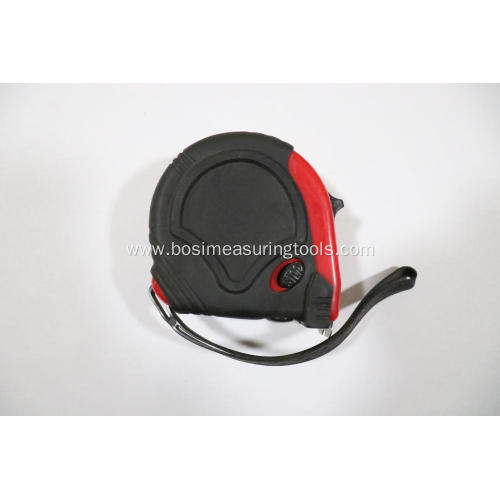 ABS + Rubber Material Carbon Steel Measuring Tape